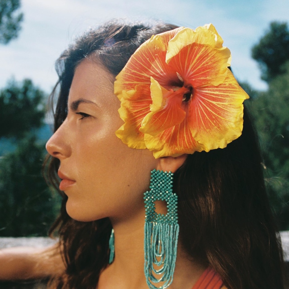Zara limited edition beaded bohemian earrings - Picture 4 of 6